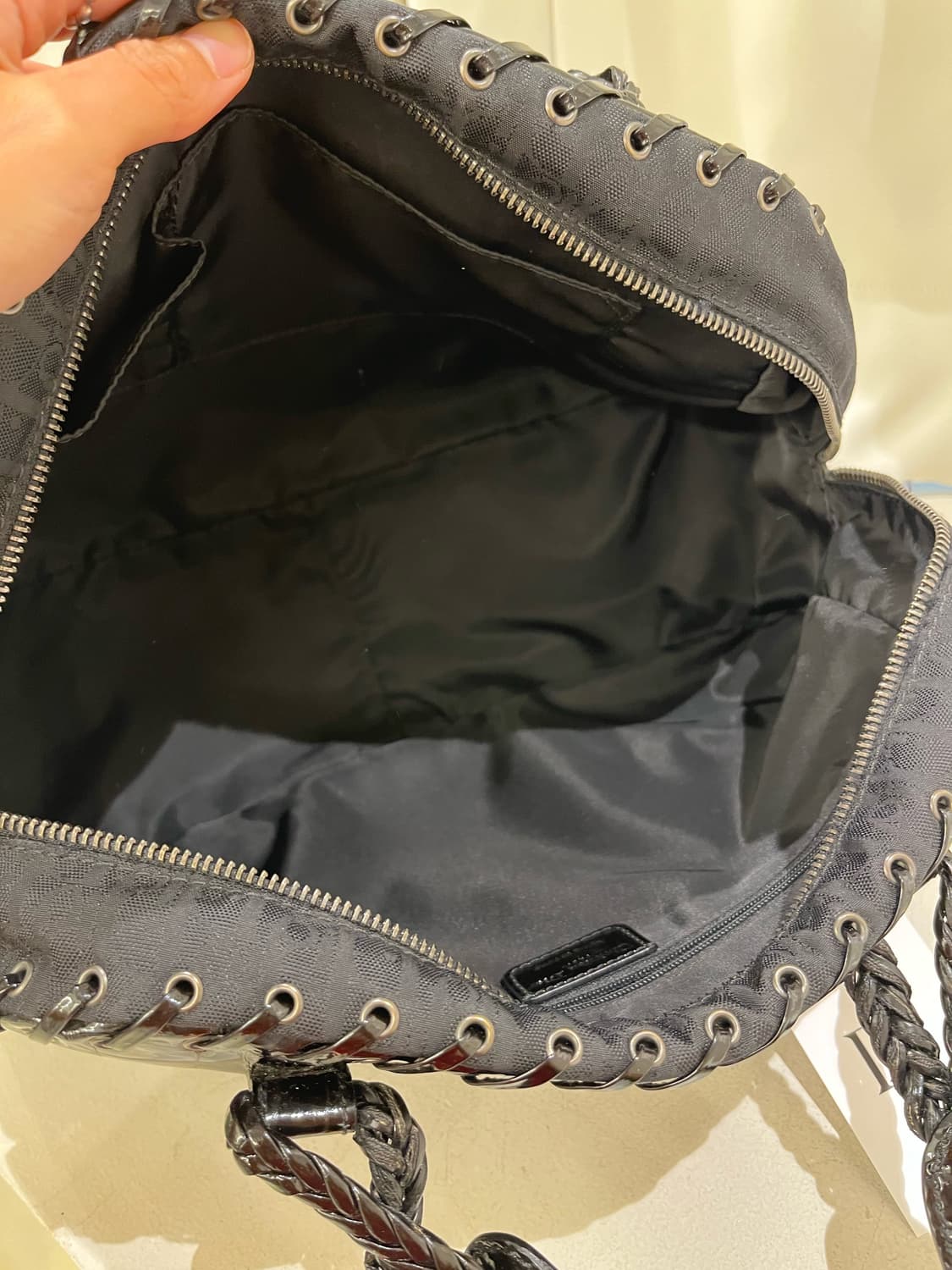 디올 빈티지 블랙 토트백 상품이미지7