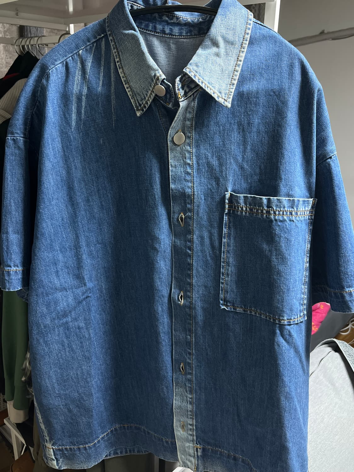 논플로어 썸머 선페이드 셔츠 L 상품이미지3