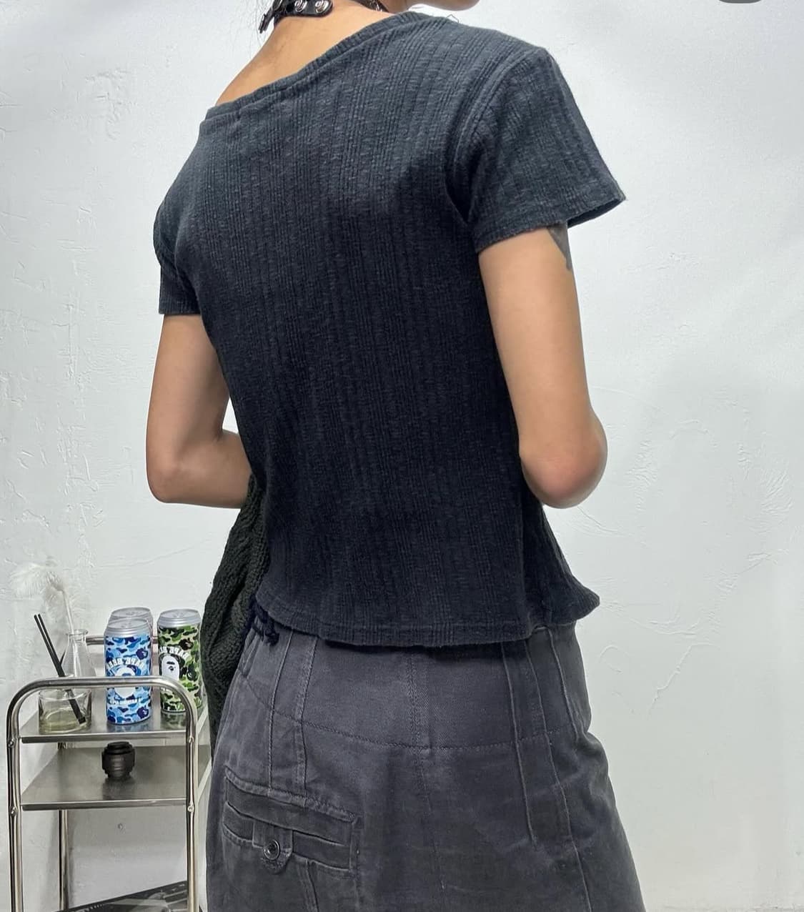 black t-shirt 상품이미지3
