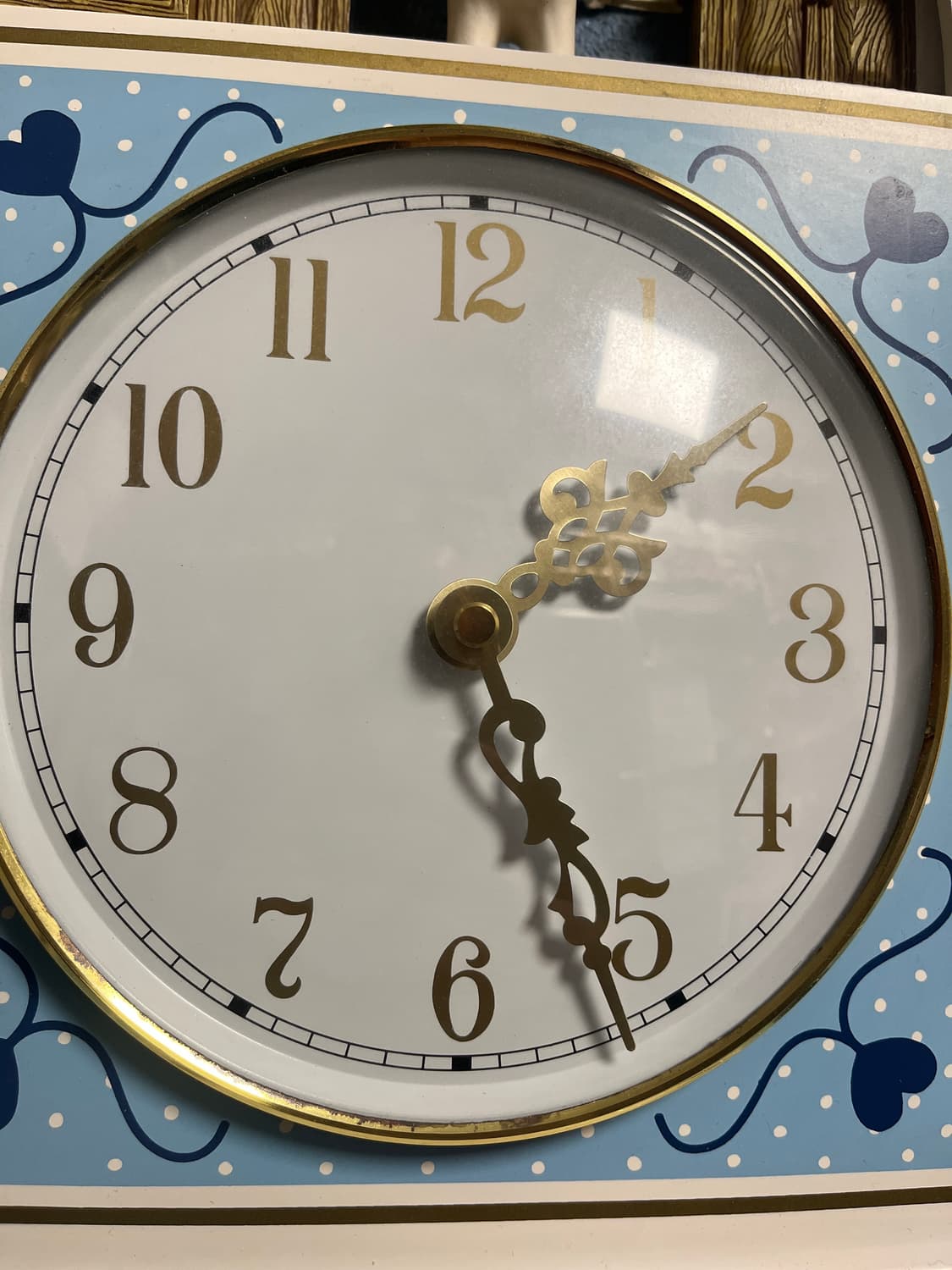 필스버리 도우보이 콜렉터 우드 클락 벽시계 빈티지 상품이미지5