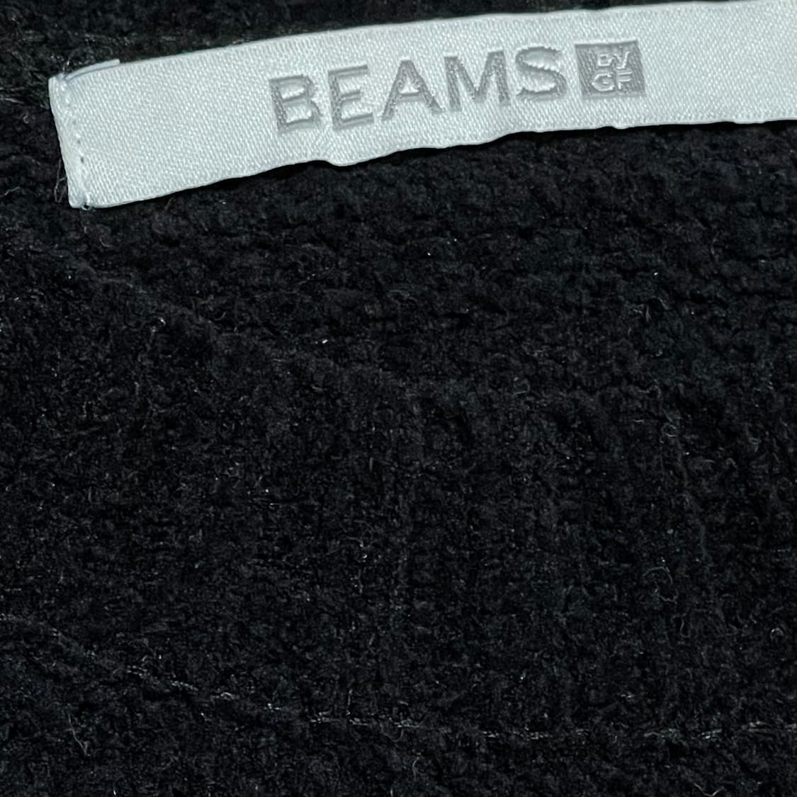 [L] 빔즈 빈티지 블랙 니트 상품이미지2