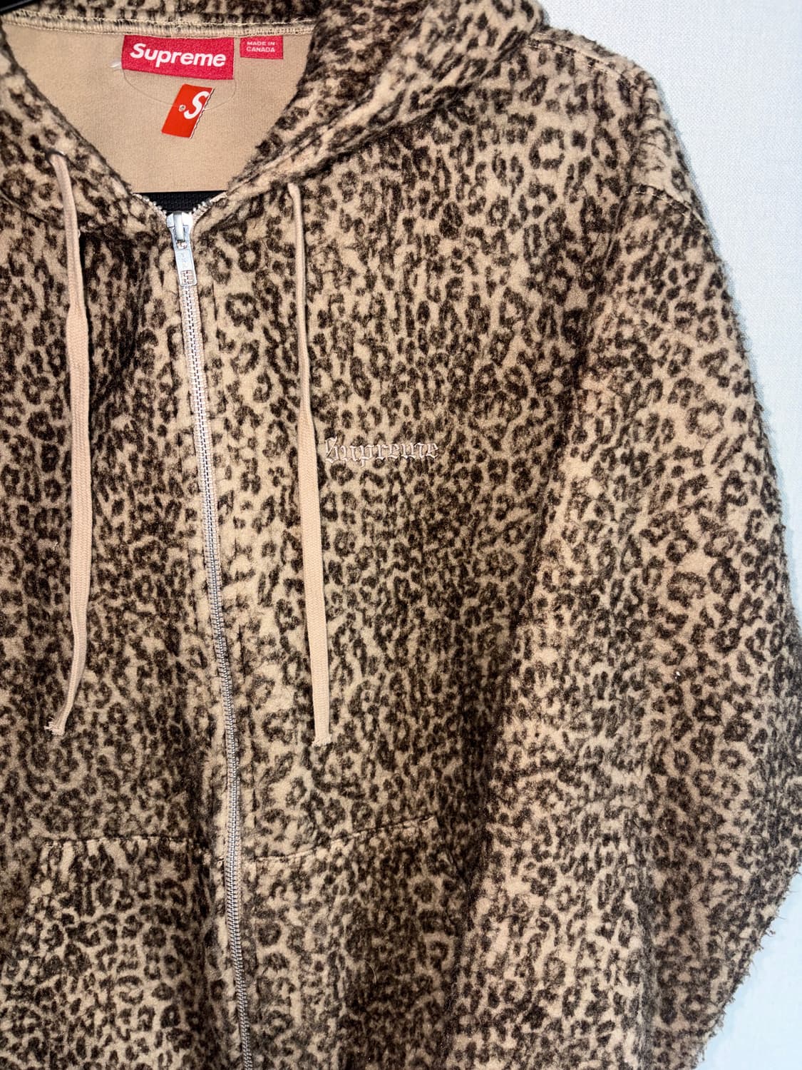 슈프림 치타 필드 집업 후드 상품이미지1