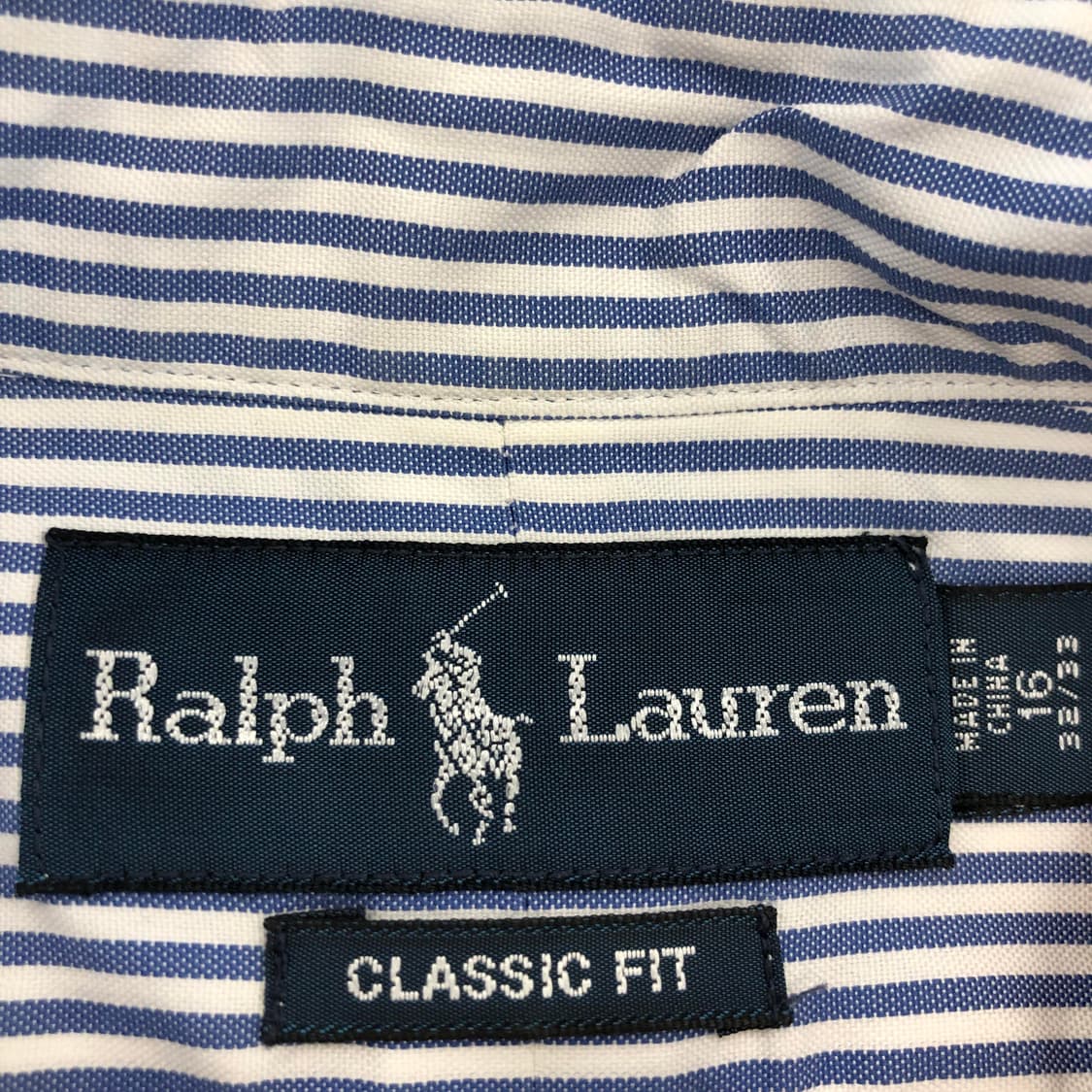 폴로 랄프로렌 블루 스트라이프셔츠 32/33 상품이미지5