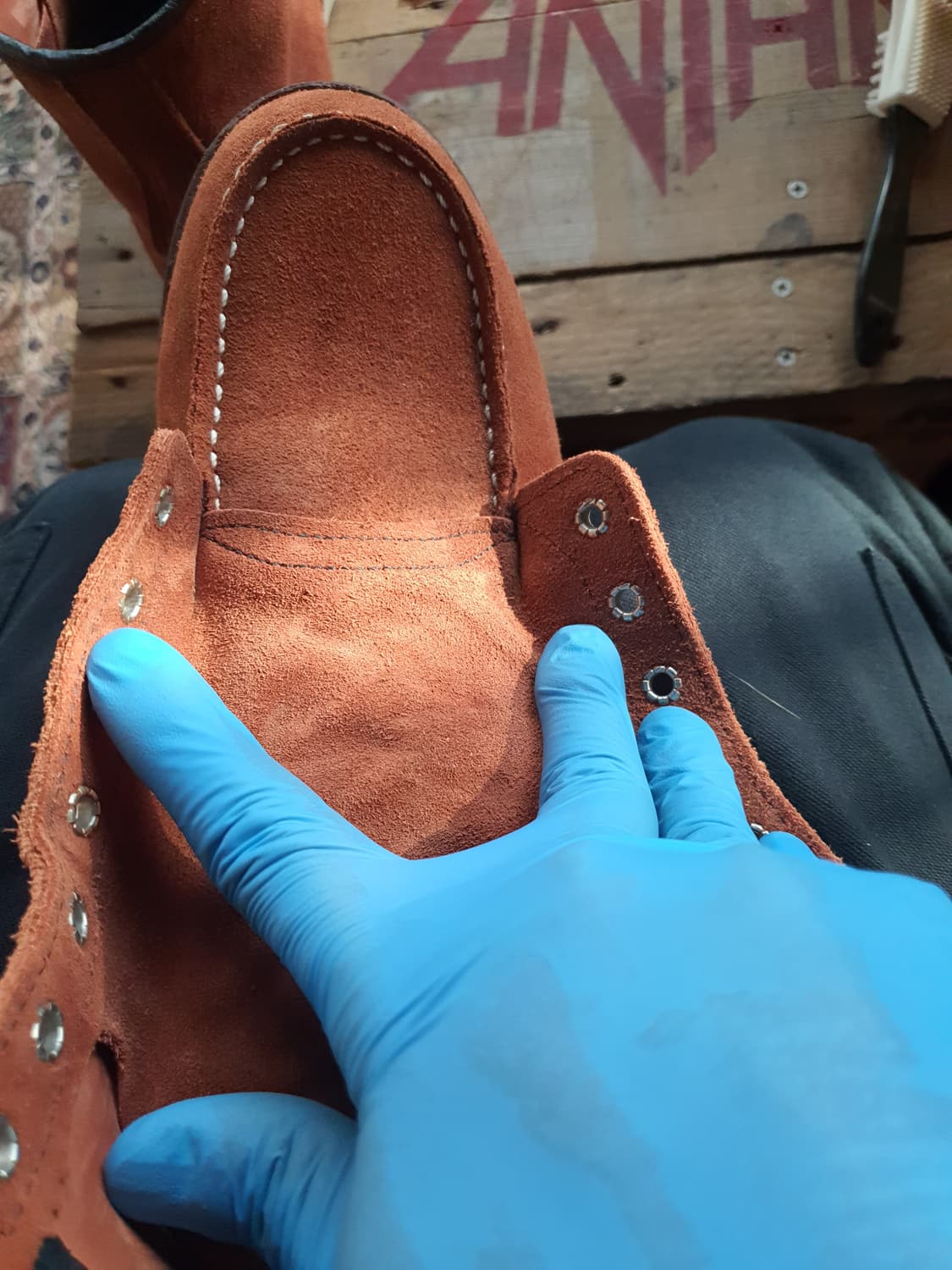 레드윙 6인치 목토 8810 스웨이드 브라운 (10E) 상품이미지6