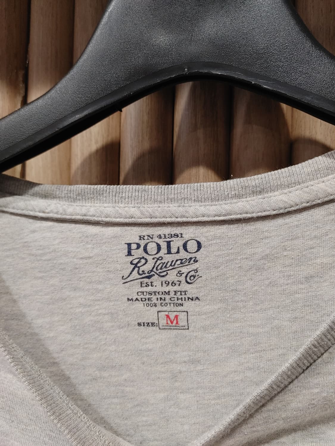 무배) 폴로 랄프로렌 로고 반팔티 오트밀 - M 상품이미지3