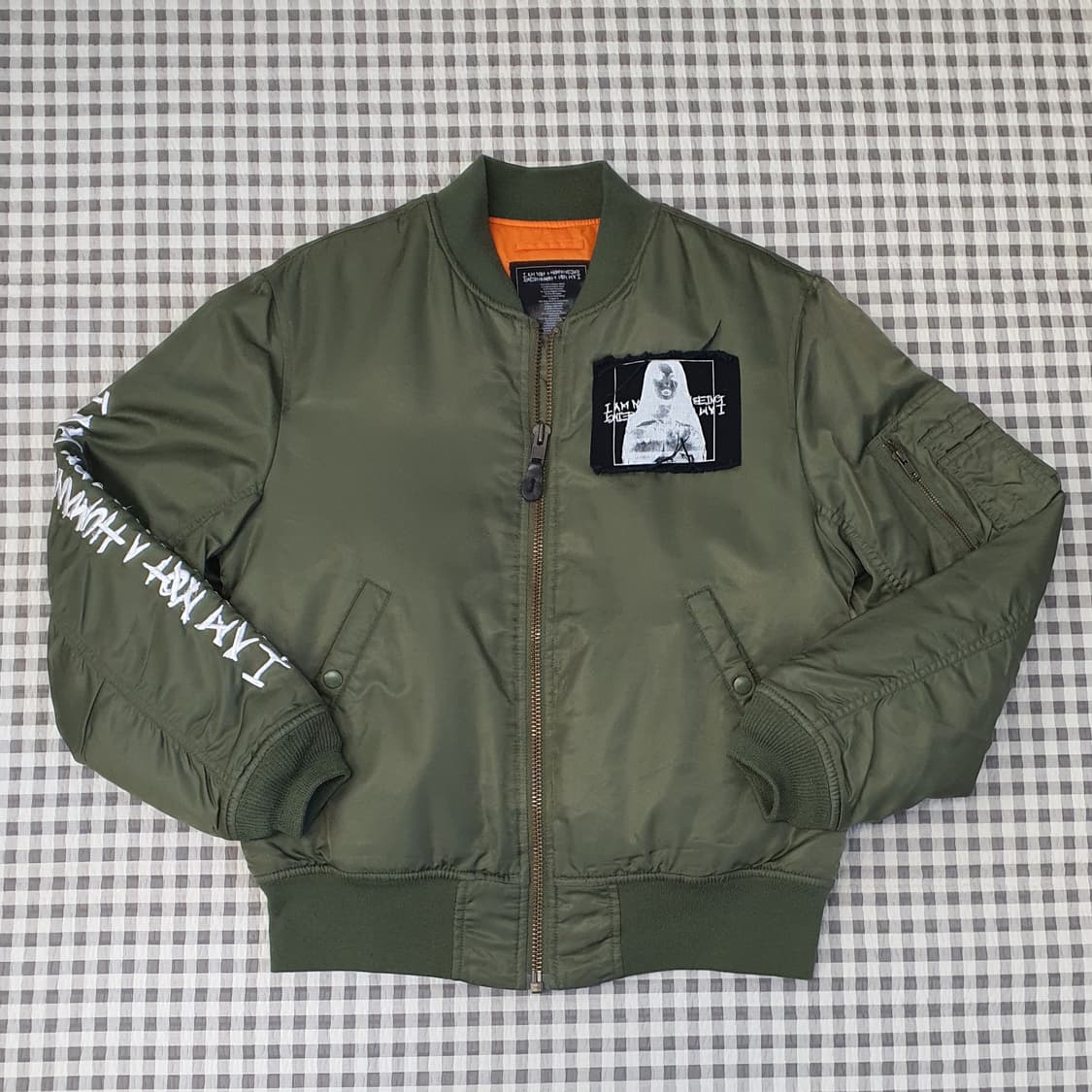 아임낫어휴먼비잉 MA-1 오버핏 항공점퍼 남자95~100 상품이미지3