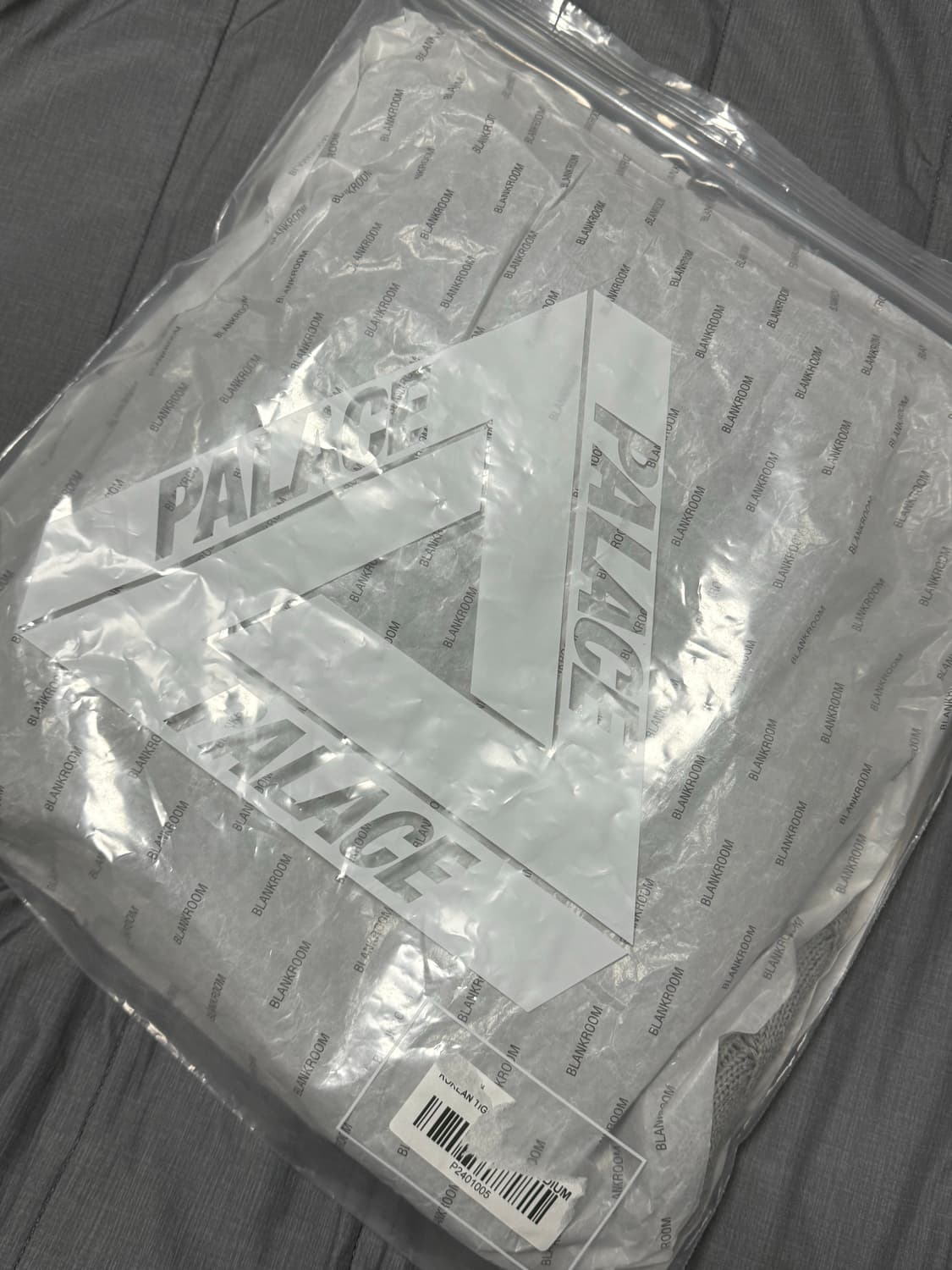 [1] 24FW 블랭크룸 케이블 니트 멜란지 그레이 상품이미지6