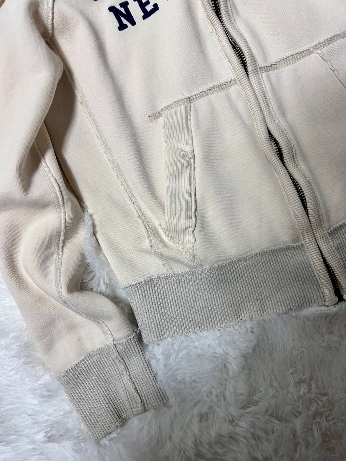 Abercrombie out stitch hoodie zip-up 상품이미지4