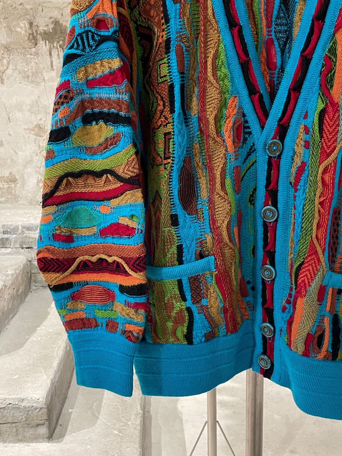 림노스 오스트레일리아 시안 케이블 니트 가디건 상품이미지4