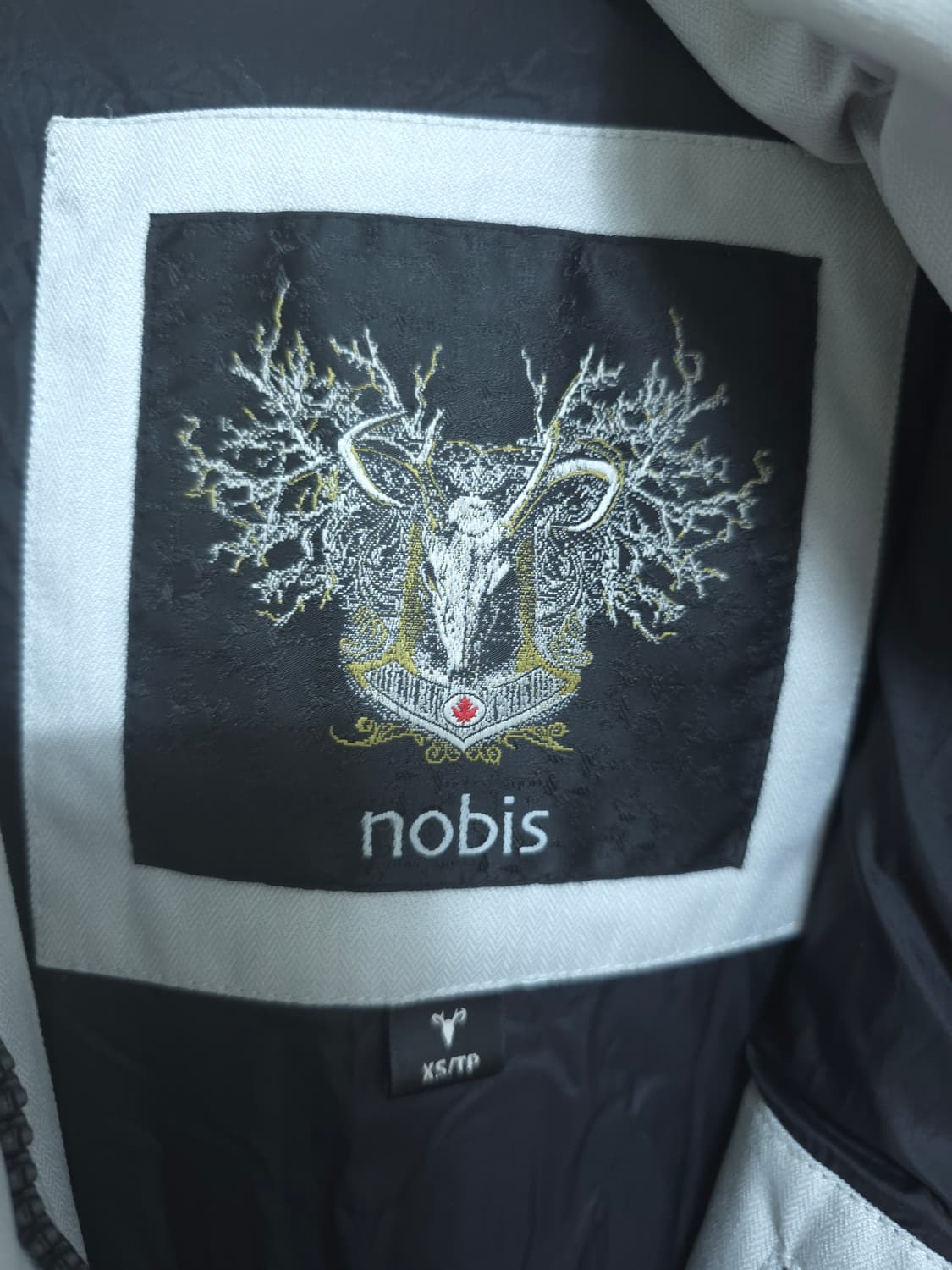 노비스 Nobis 아스트리드 Astrid 라이트 그레이 롱패딩 XS 상품이미지5