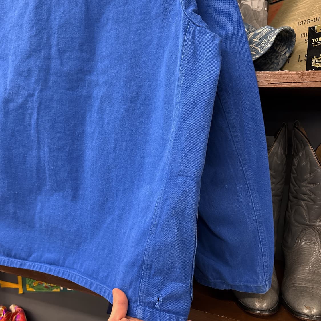 60s-70s 프렌치 워크 자켓 / 빈티지 초어 자켓 워크 웨어 N798 상품이미지7