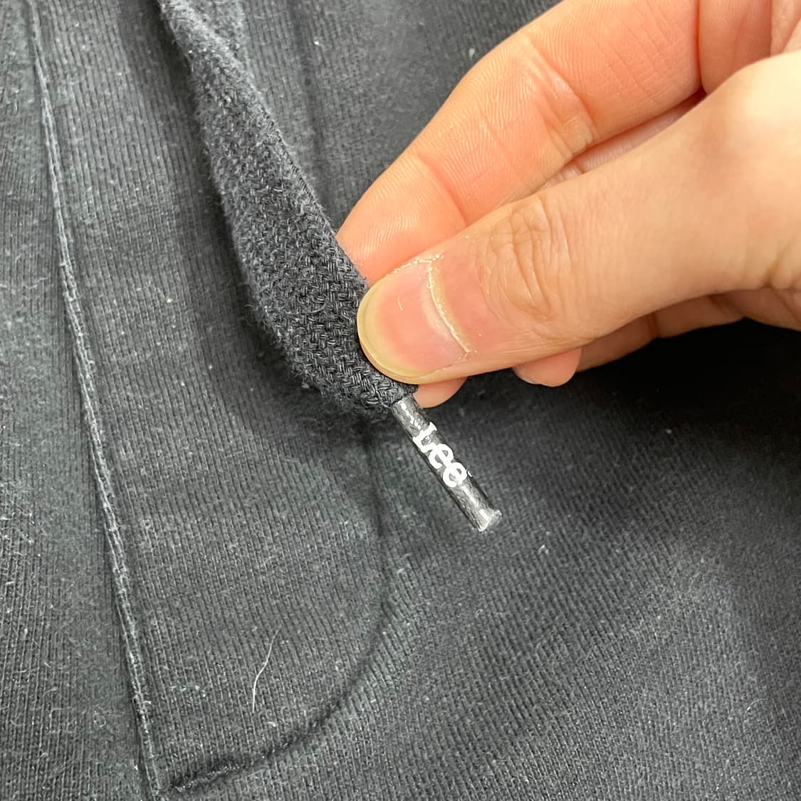 리 스펠로고 블랙 트레이닝 조거 팬츠 여성S 상품이미지5