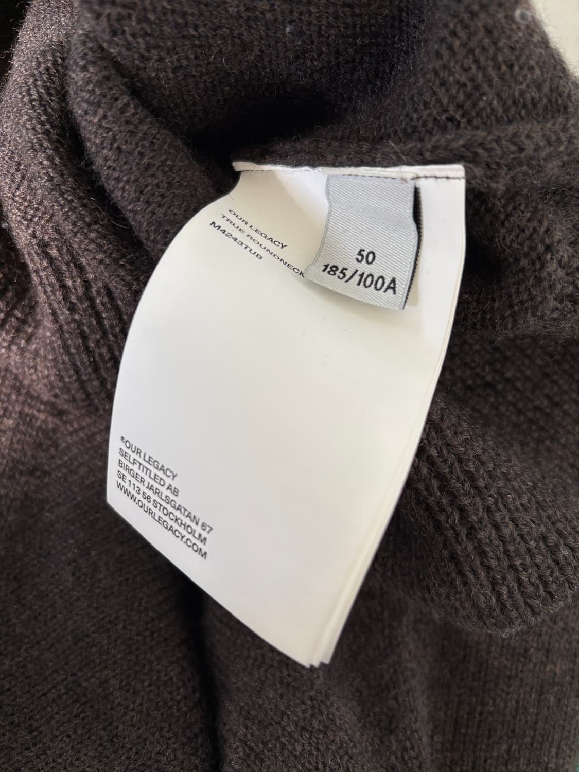 아워레가시 라운드넥 니트 상품이미지5