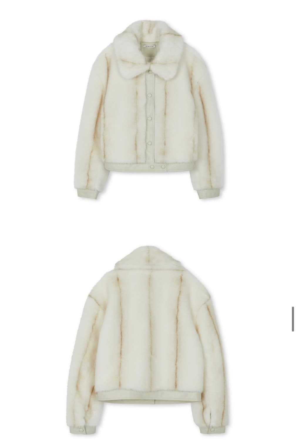 르세지엠 윈터착용 레더라인 퍼자켓 상품이미지1