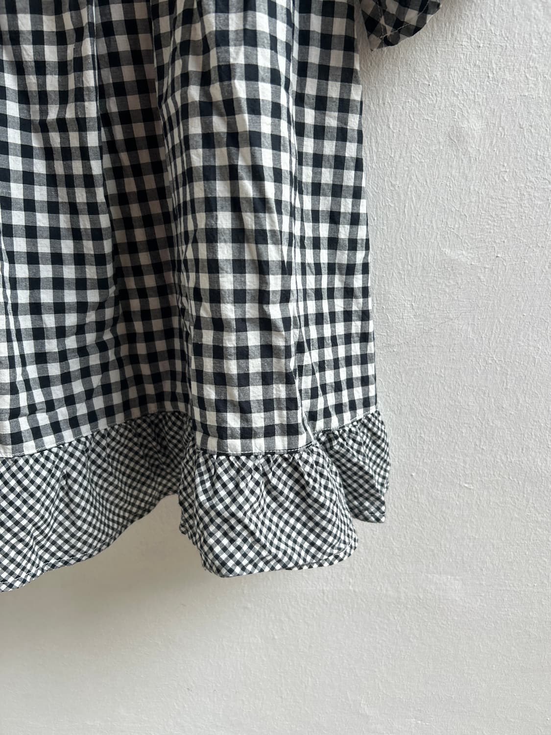 깅엄 블라우스  상품이미지5