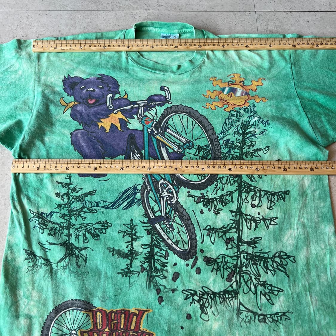 빈티지 90s Grateful Dead 타이다이 티셔츠 상품이미지7