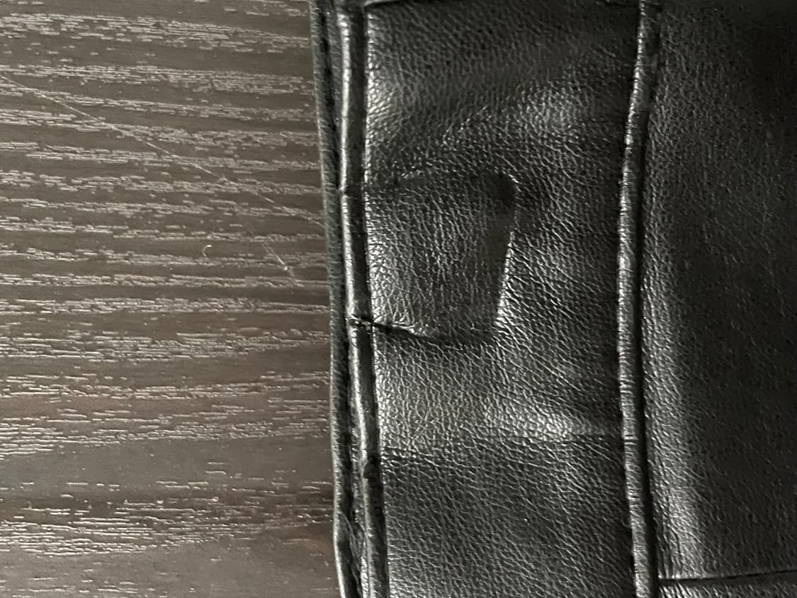 스페로네 레더 가죽 팬츠-블랙 상품이미지9