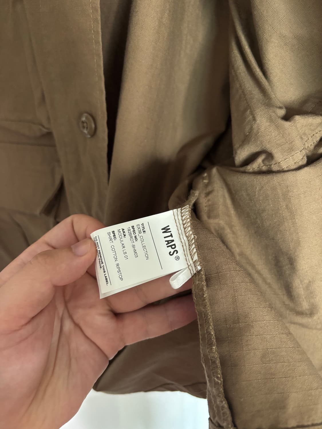 [3] 더블탭스 모듈라 셔츠자켓 19aw 상품이미지4