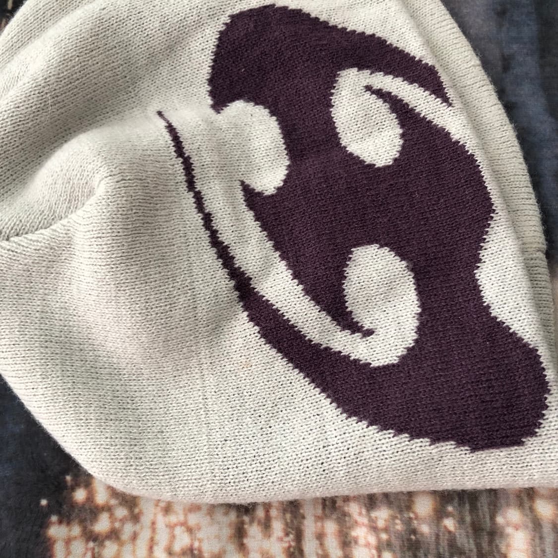 산산기어 로고 비니 라이트그레이 24FW 상품이미지4