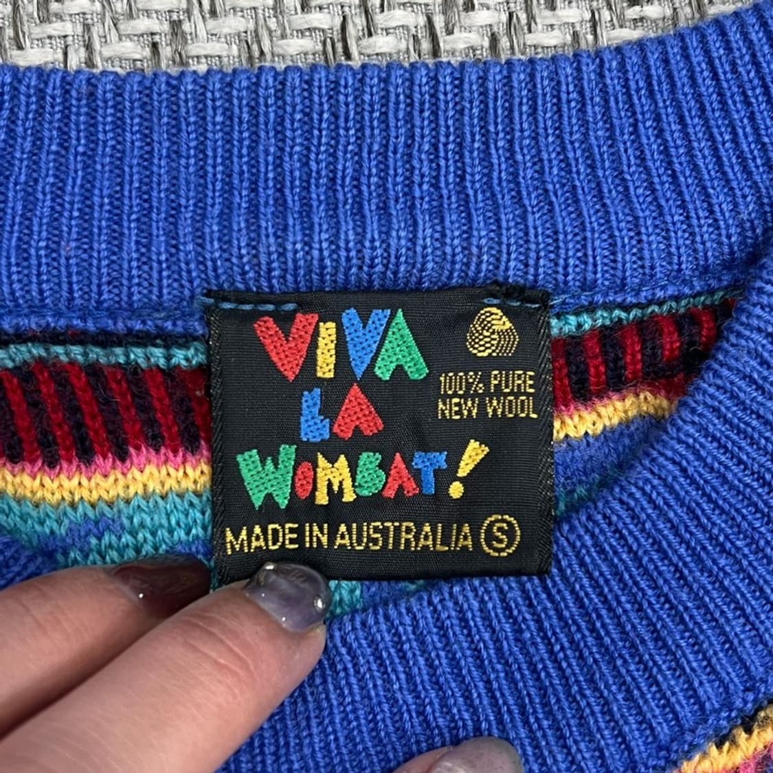 오스트레일리아 입체 케이블 스웨터 v0889 상품이미지5