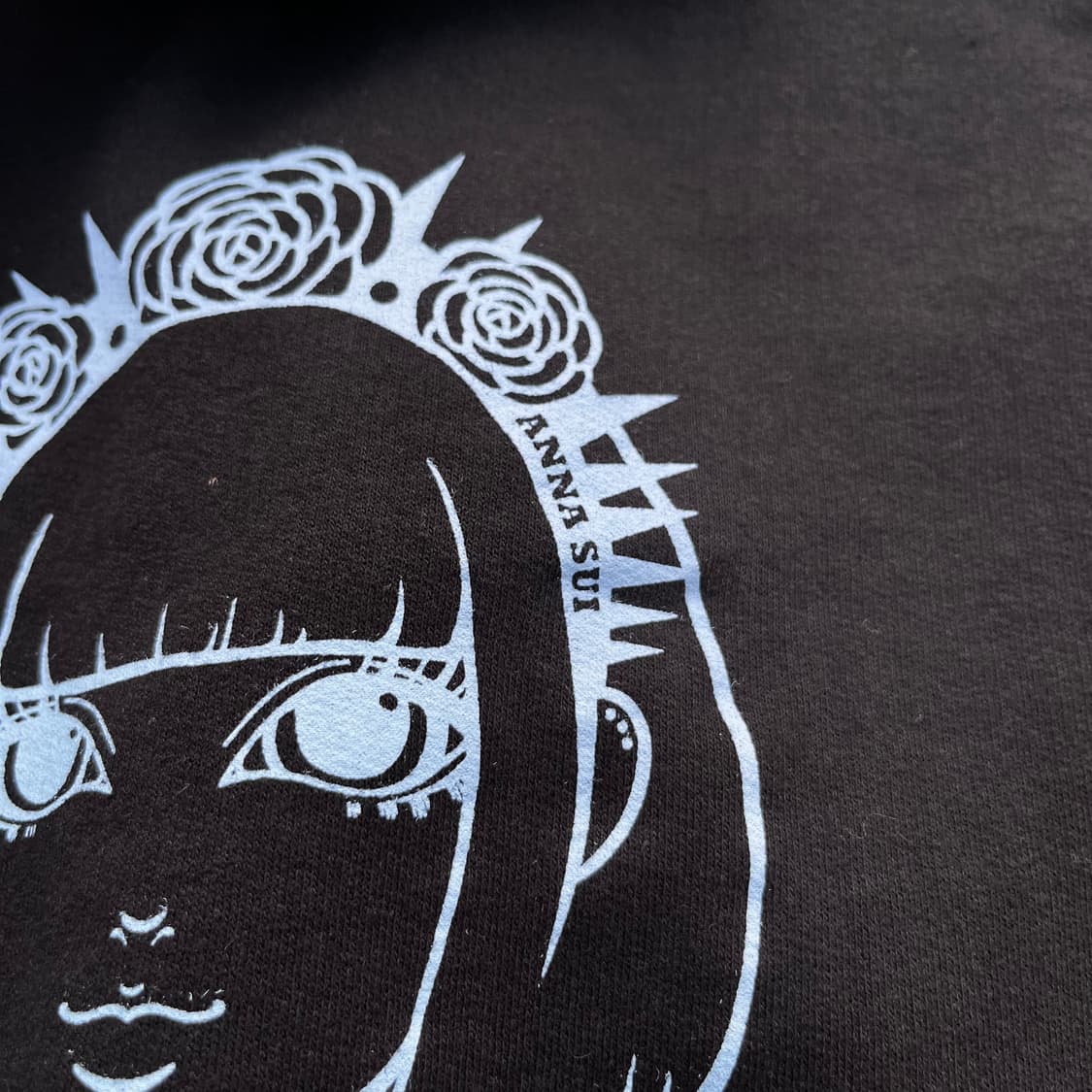 ANNA SUI  프린팅 기모후드 (실측확인) 공용!! 상품이미지2