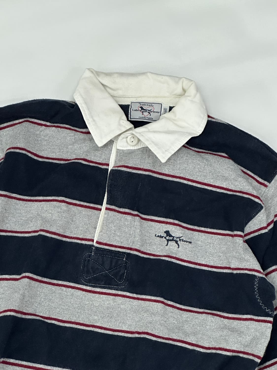 LR 단가라 7부 카라 긴팔 티셔츠 데코라 베이직 핀터 괴짜  상품이미지4