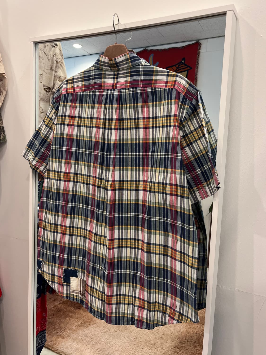 Polo RL 폴로 랄프로렌 CLASSIC FIT 체크 반팔 셔츠 상품이미지4