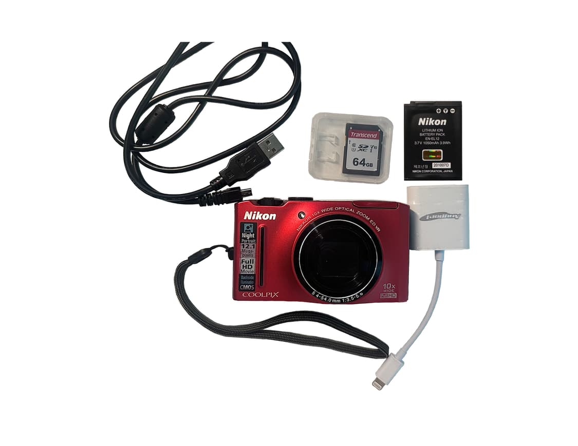 팝업플래시✨(희귀) 니콘 쿨픽스 S8100 레드 색상 상품이미지3