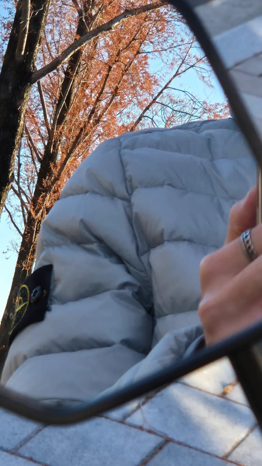 스톤 아일랜드 나일론 다운-TC 라이트 라이트블루 색상입니다 상품이미지4