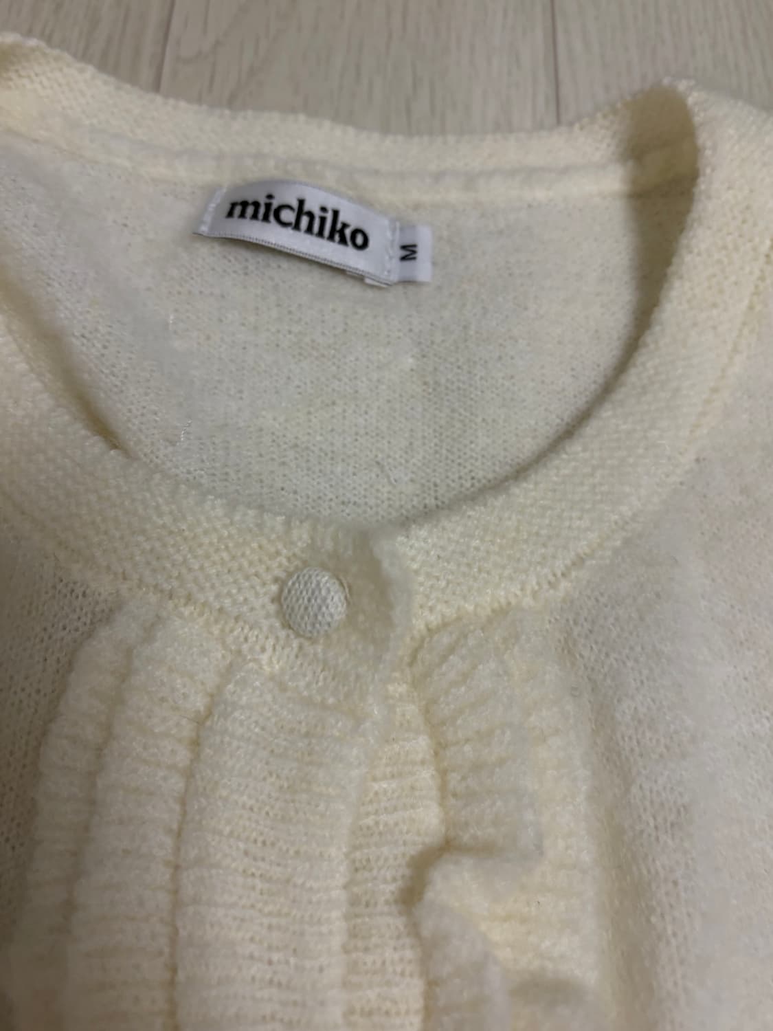 미치코런던코시노 아이보리 가디건 상품이미지3