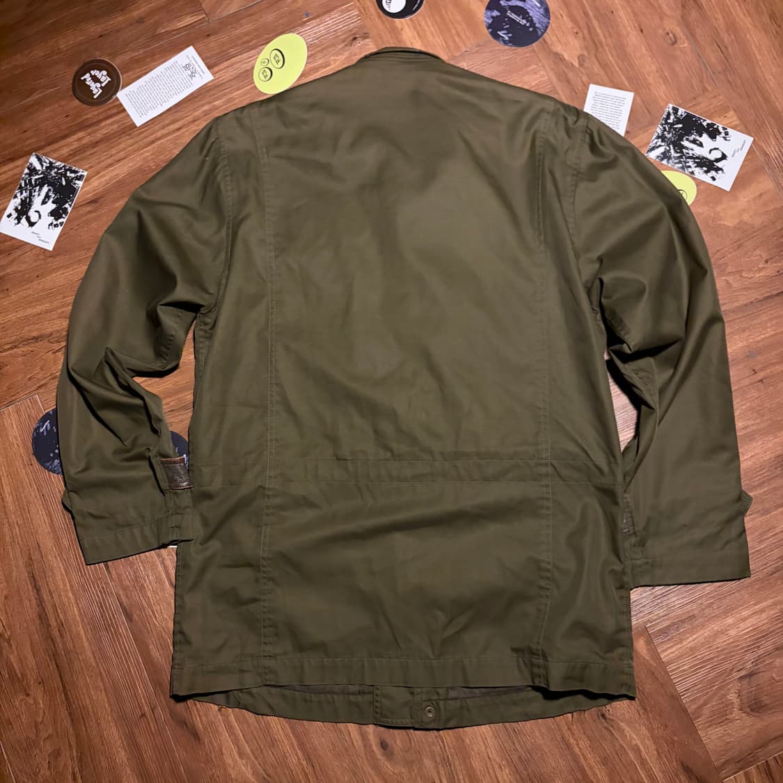 80s 경춘스포츠 leather zip-up jacket 상품이미지3