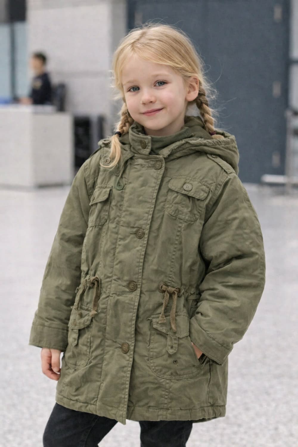 (레어템)퍼스트원 아동 야상패딩점퍼 (7~8T) 상품이미지1