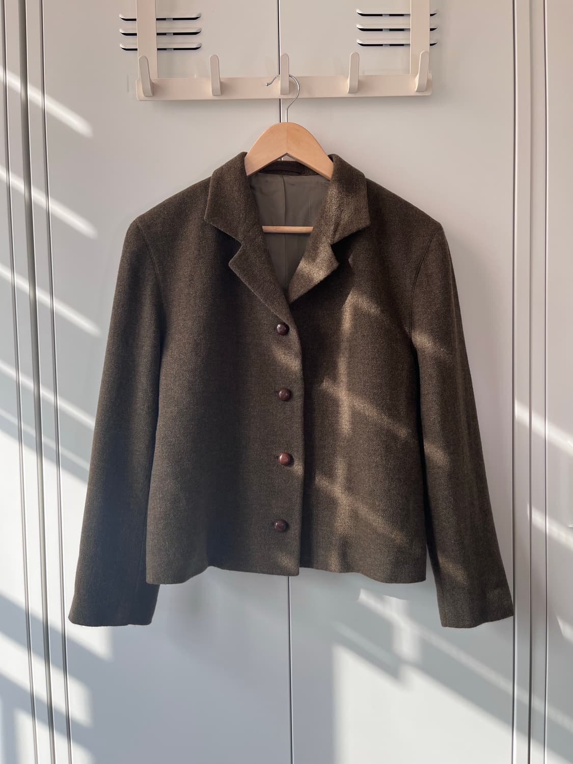 Kiyoko takase 카키브라운 울 자켓 상품이미지1