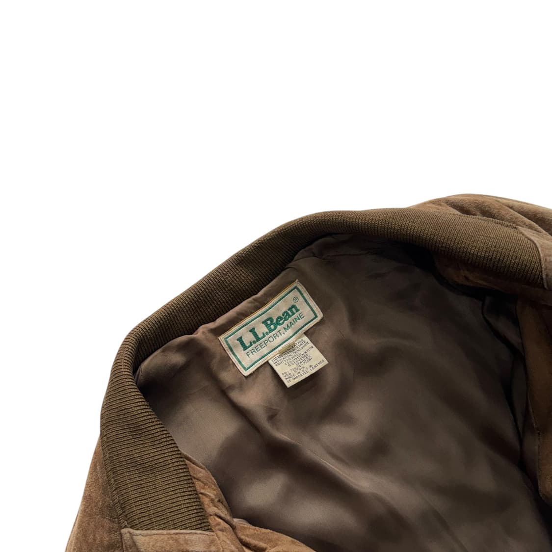 [103~105] 90's 엘엘빈 스웨이드 해링턴 자켓 상품이미지4