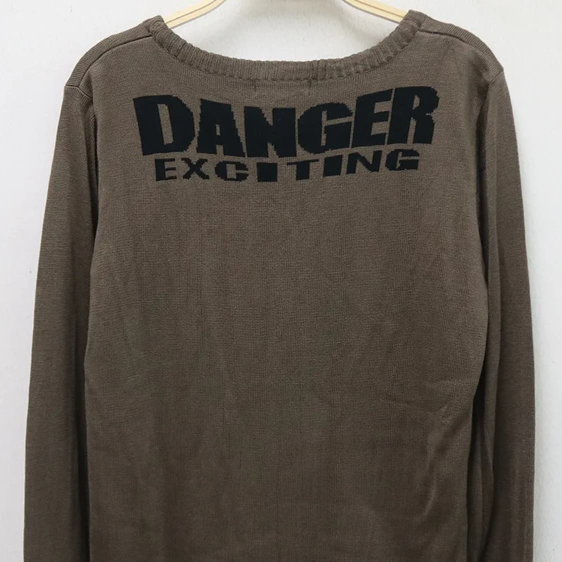 PINK CAT 브라운 레터링 니트 61060 상품이미지7