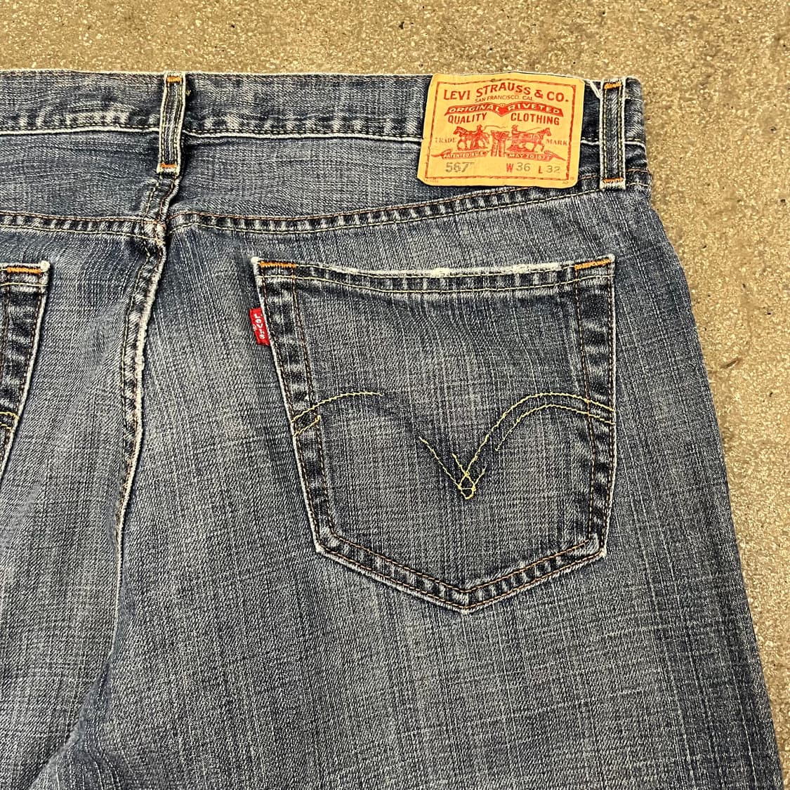 00s 리바이스567 루즈 부츠컷 (37“) 상품이미지5