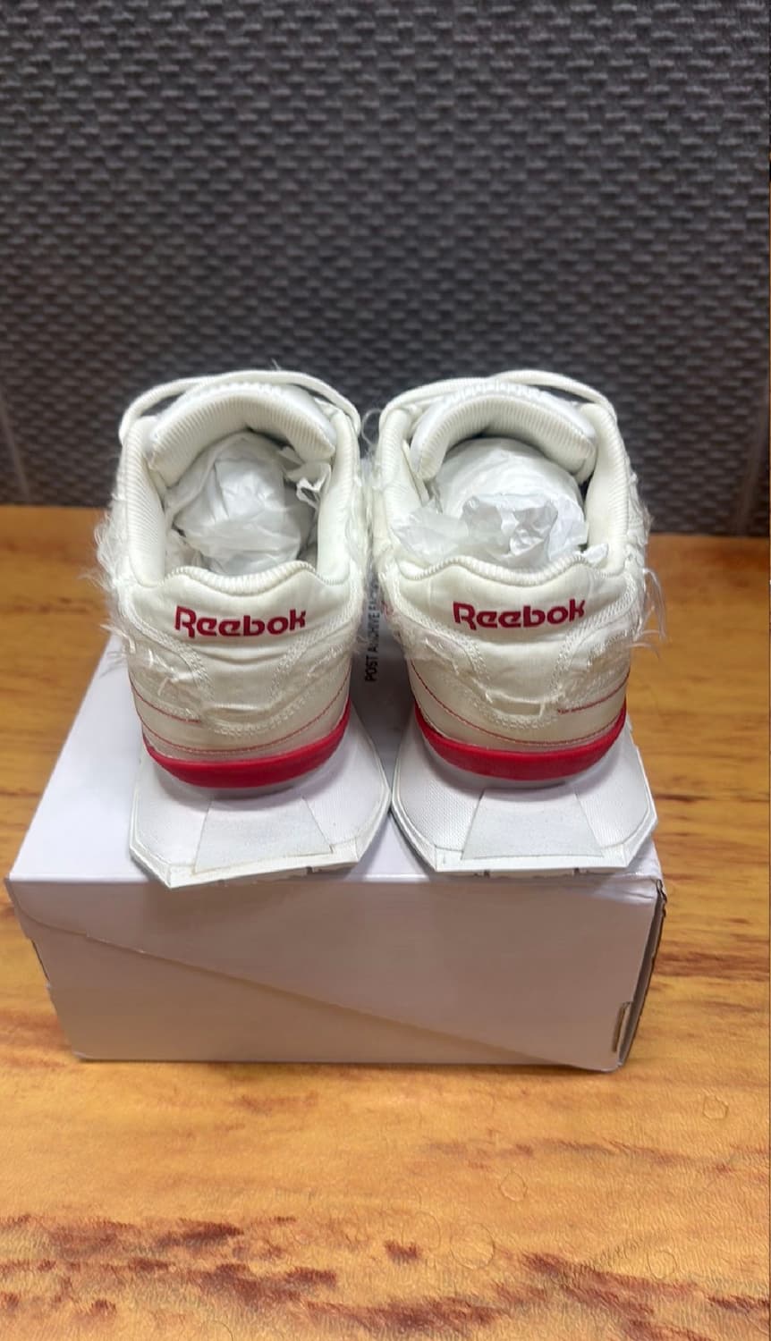 리복 X 강혁 클래식 레더 LTD 화이트 레드 290 상품이미지4