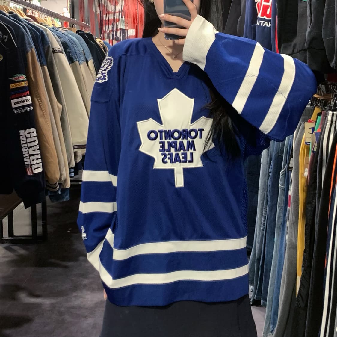 [IM] NHL X STARTER 토론토 메이플리프스 하키 져지 상품이미지2