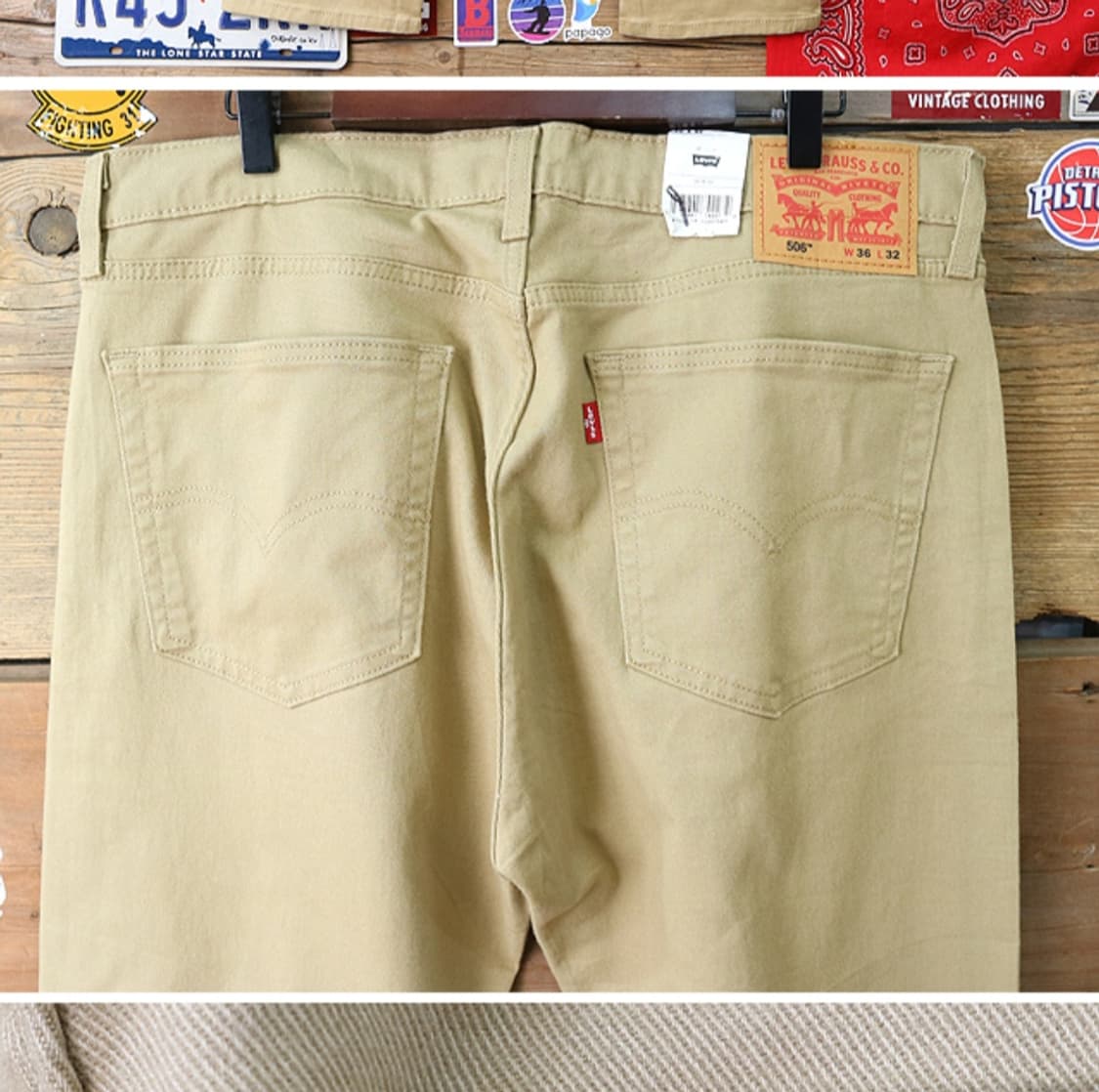 LEVIS 리바이스 506베이지 컬러 팬츠 36 상품이미지6