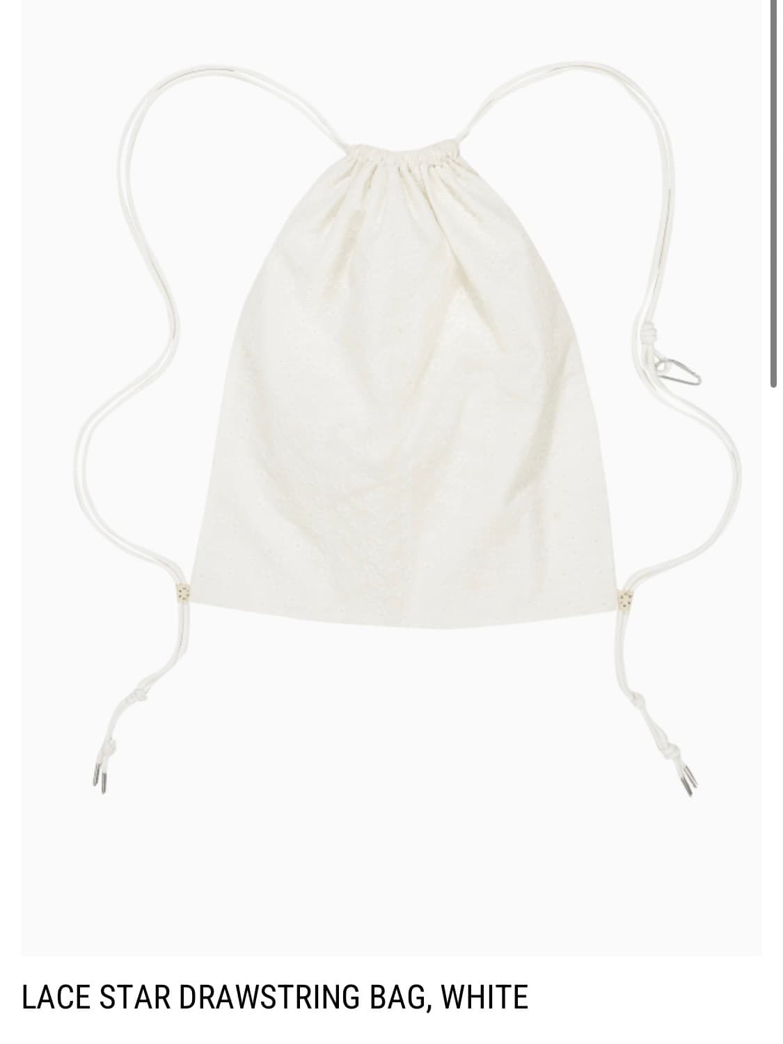 오헤시오 레이스스타 드로우스트링 백 가방 상품이미지1