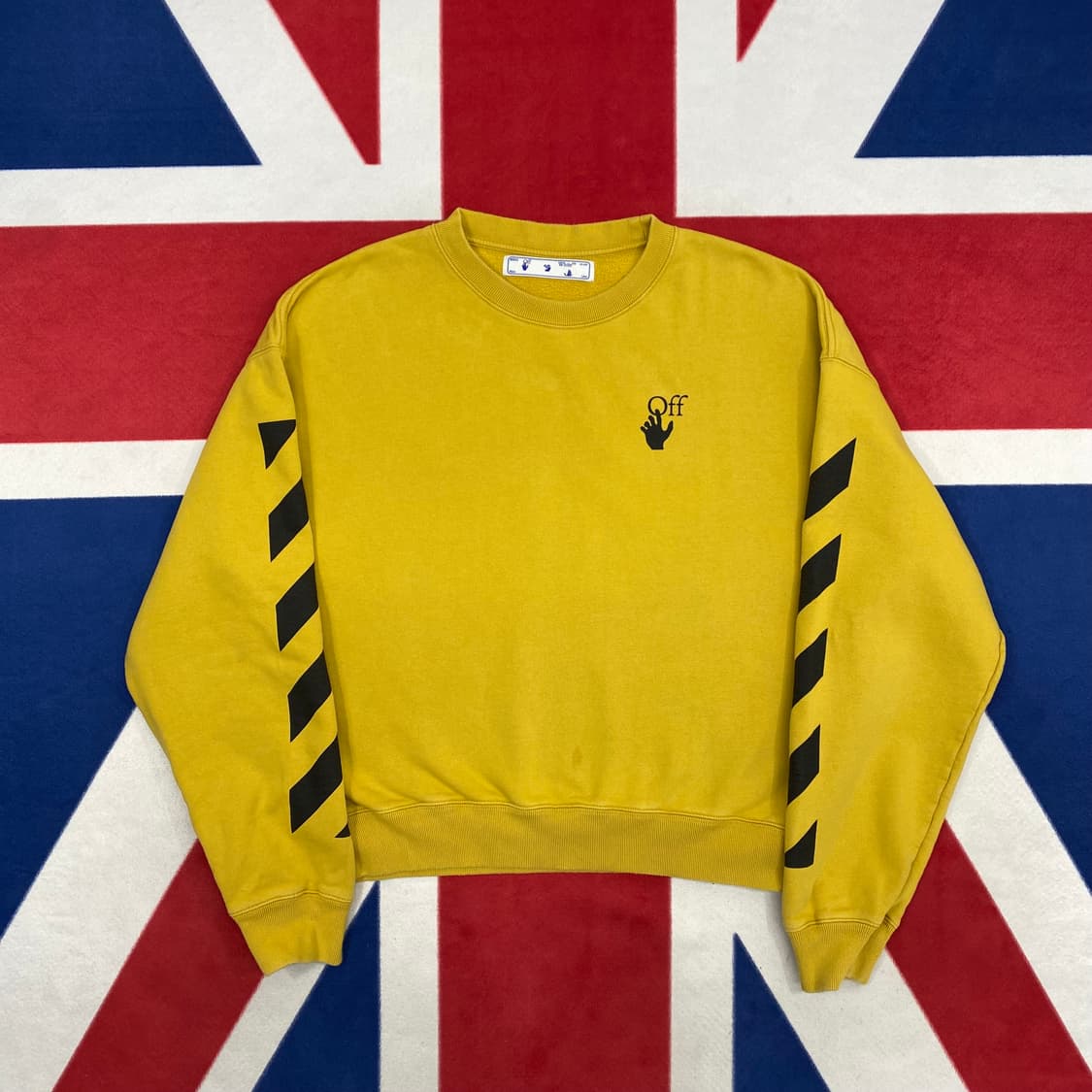 오프화이트 디아그 어그리먼트 맨투맨 L 상품이미지4