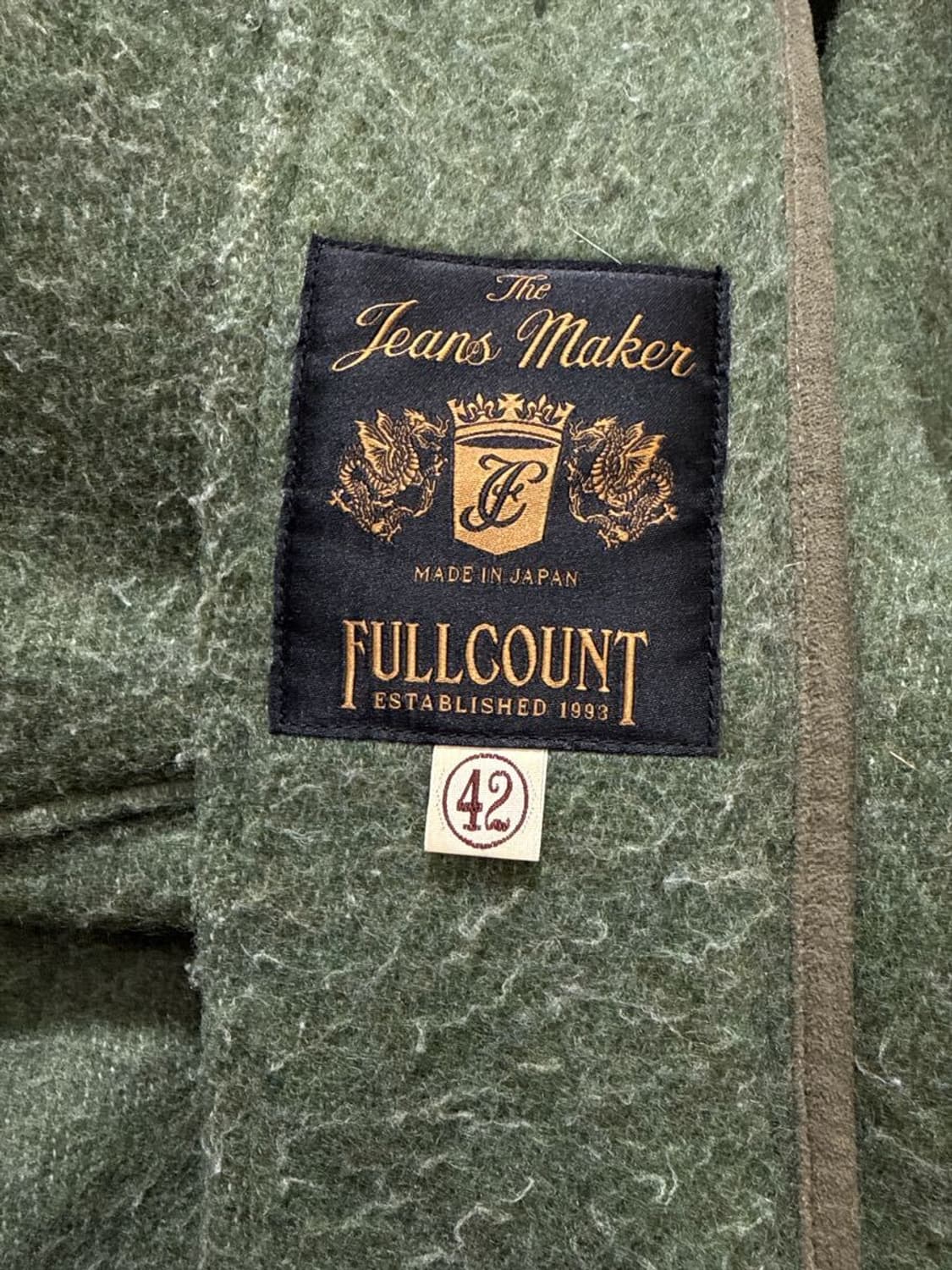 [42] 풀카운트 울 더플 코트 상품이미지4