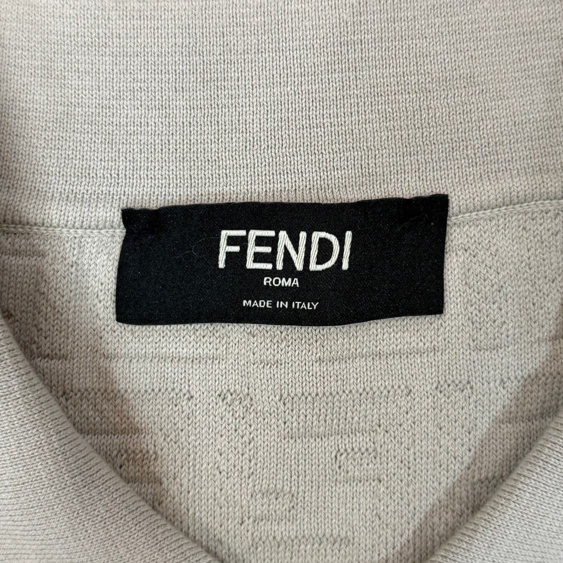 [리오브] 펜디 FF 베이지 폴로 카라티셔츠 상품이미지4