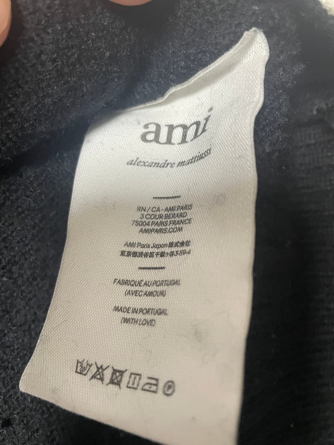 아미 빅하트 로고 니트 A급 급처🔥 상품이미지3