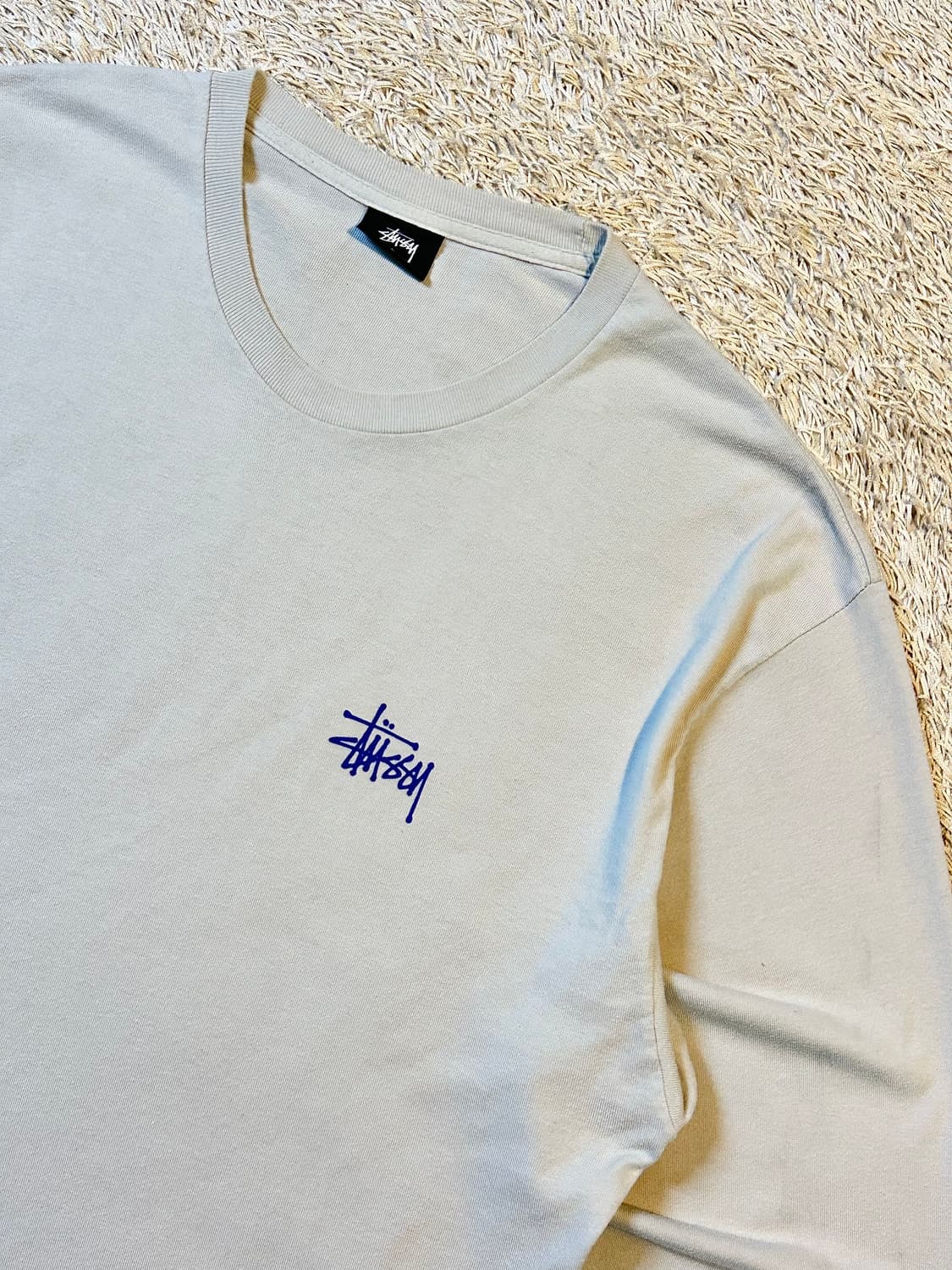 스투시 STUSSY 베이직 로고 롱슬리브 블루 상품이미지3