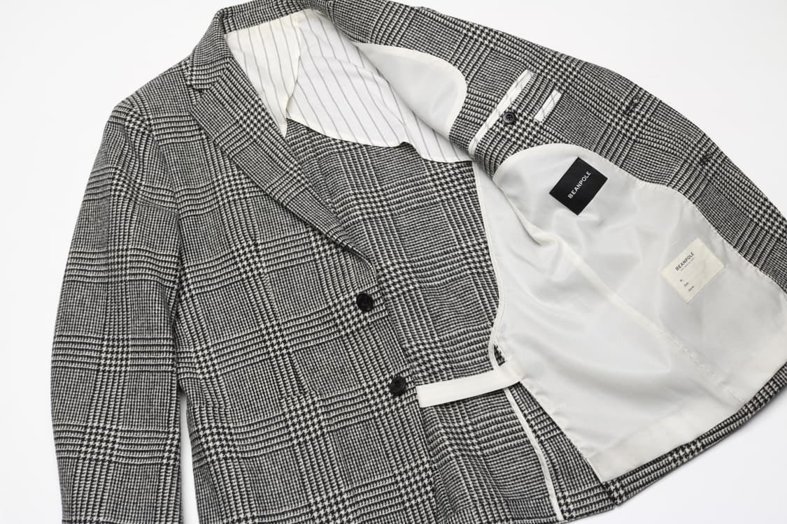 [M] 빈폴 울 글렌체크 자켓 상품이미지4