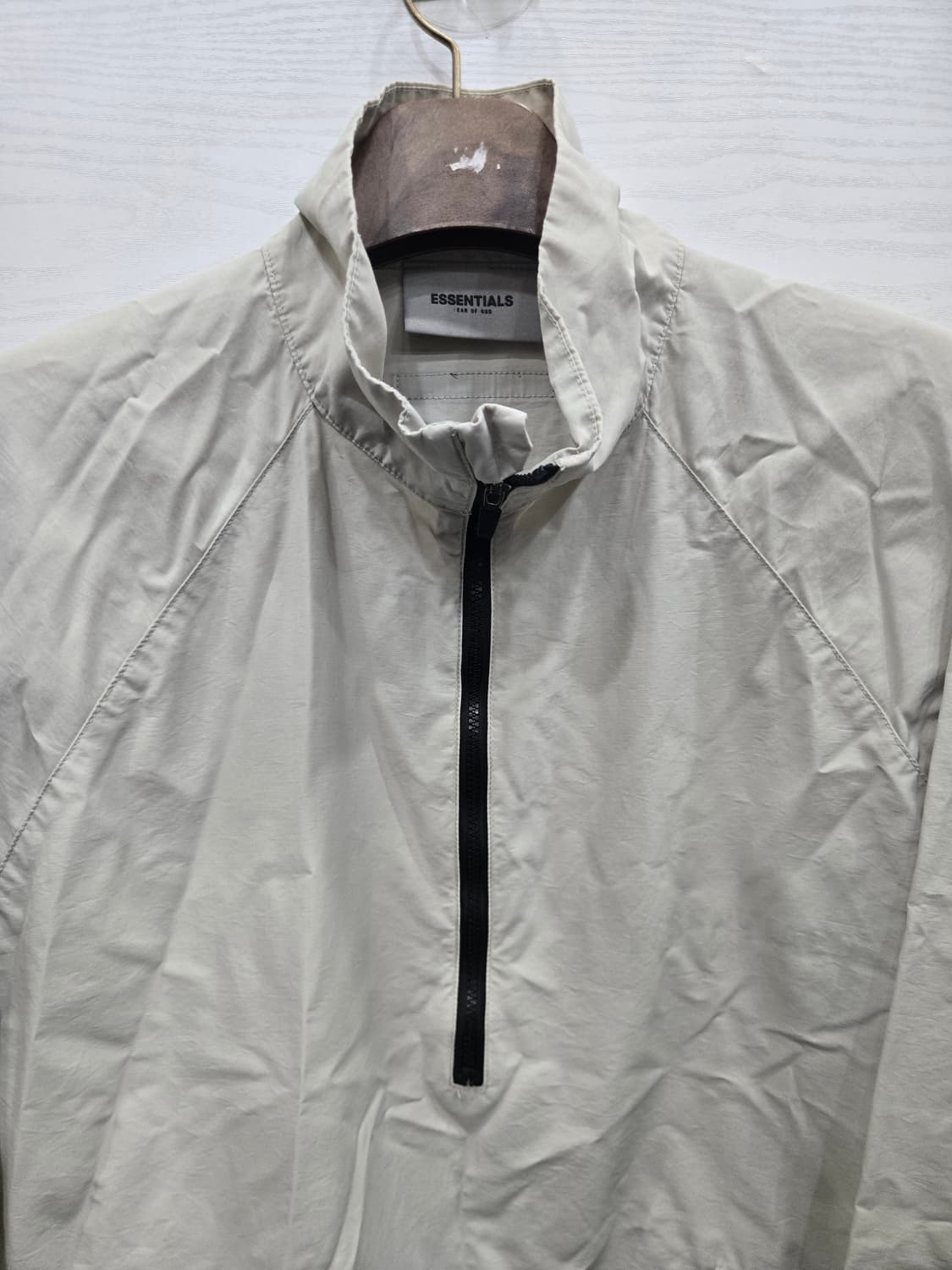 XS,85,크게나옴)) 피어오브갓 에센셜 반집업 바람막이 긴팔티셔츠! 상품이미지2