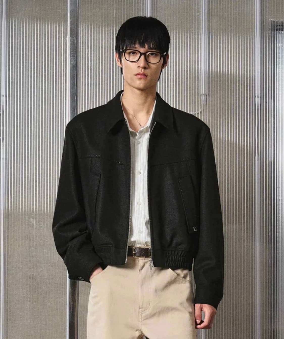 (구매) 엘무드 아이코닉 울 블루종 46 상품이미지1