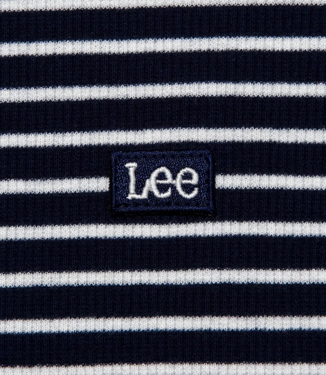 리 lee 우먼 스트라이프 긴팔 티셔츠 네이비 상품이미지4