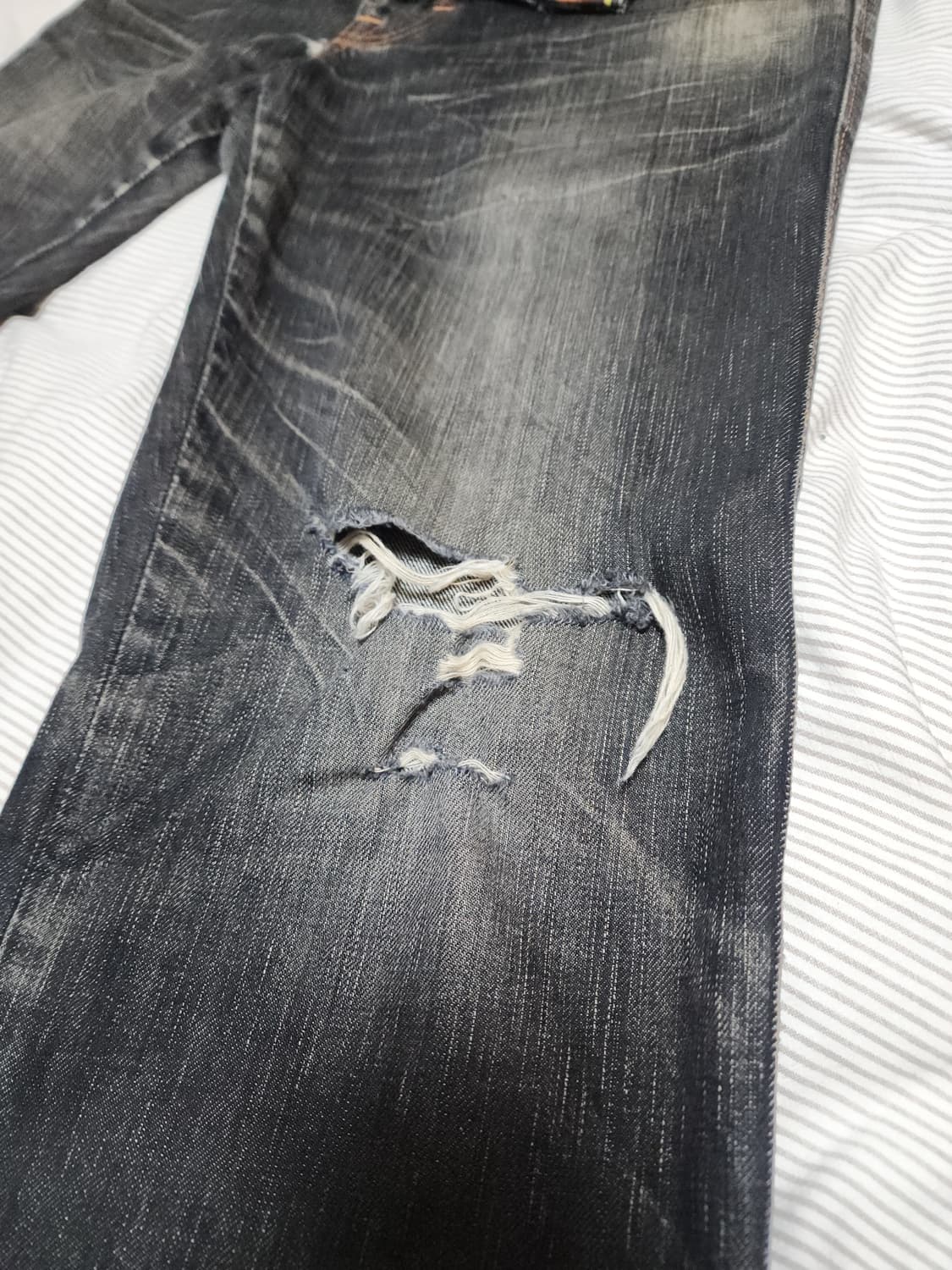 edwin distressed zipper detail keans 상품이미지3